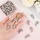 SUNNYCLUE 1 Box 50Pcs Cupid Charms Guardian Angel Charms 316 Stainless Steel Love Charms Fairy Angel Charm for Jewelry Making Charms Halves Folded DIY Bracelet Earring Valentines Day Gift Women Craft STAS-SC0004-78-3