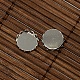 12mm Clear Domed Glass Cabochon Cover for Flat Round DIY Photo Brass Cabochon Making DIY-X0104-P-4