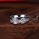 Men's Titanium Steel Finger Rings RJEW-BB27567-A-10-5