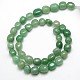 Natürlichen grünen Aventurin Nuggets Perlen Stränge G-L154-10-3