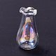 Miniature Glass Vase Ornaments AJEW-Z006-01F-2