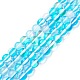Synthetic Moonstone Beads Strands G-R375-8mm-B04-2