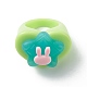 Cute 3D Resin Finger Ring RJEW-JR00538-02-5