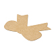 100 Uds. Etiquetas de regalo de papel kraft en blanco CDIS-B001-03-3