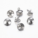 304 tasse en acier inoxydable perle peg bails pin pendentifs STAS-G161-27B-1