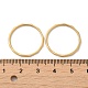 イオンプレーティング(ip) ステンレス製指輪304個  ゴールドカラー  usサイズ9（18.9mm） RJEW-I101-03D-G-3