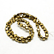 Electroplate Non-magnetic Synthetic Hematite Beads Strands G-Q486-43B-2