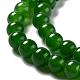 Chapelets de perles en jade de malaisie naturelle et teinte X-G-A146-6mm-A28-8