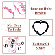 PandaHall Jewelry 24Pcs 6 Style Spray Painted Zinc Alloy Pendants FIND-PJ0001-23-4