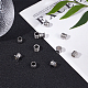 Unicraftale 304 perles européennes en acier inoxydable STAS-UN0013-28P-2