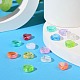 SUPERFINDINGS 1600Pcs 10 Colors Eco-Friendly Transparent Acrylic Beads TACR-FH0001-07-4