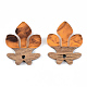 Pendentifs en bois de résine et de noyer RESI-S389-051B-A01-1