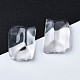 透明な長方形の樹脂カボション  ウォーターリップルカボション  三角柱  透明  20.5x14.5x8.5mm CRES-N031-006A-A01-5