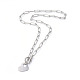 Heart 304 Stainless Steel Pendant Necklaces NJEW-JN02887-02-2