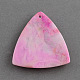 Natural Pink Crazy Agate Pendants G-S139-27-3