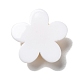 アクリルカボション  笑顔の花  ホワイト  24.5x25.5x8.5mm MACR-M023-04A-2