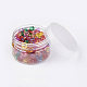 Transparent Acrylic Bead Caps TACR-JP0001-04-4