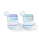 Transparent Acrylic Pendant with AB Color Plated MACR-D059-05-2