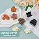 DICOSMETIC 16Pcs 8 Styles PC Plastic Claw Hair Clips OHAR-DC0001-01-4