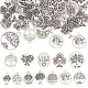Aricraft 96 pièces 12 styles pendentifs en alliage de style tibétain FIND-AR0004-08-1