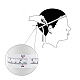 Superfindings 4 pz 4 stili nastro di misurazione della circonferenza della testa del bambino in plastica pp TOOL-FH0001-58-6