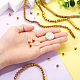 Cheriswelry 4 brins 4 styles brins de perles d'hématite synthétiques non magnétiques galvanisées G-CW0001-12G-6