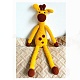Набор для вязания крючком куклы-жирафа своими руками DIY-I053-09-1