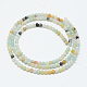 Brins de perles d'amazonite de fleurs naturelles G-R172-2mm-17-2