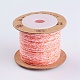 綿糸コード  マクラメコード  ジュエリー作りのための  カラフル  1mm  約21.87ヤード（20m）/ロール OCOR-I003-01-1