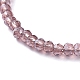 Placchi perle di vetro cavigliere AJEW-AN00279-02-2
