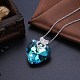 925 Sterling Silver Pendant Necklaces NJEW-BB32406-4