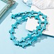 Chapelets de perles en turquoise synthétique TURQ-YW0001-01B-5