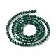Chapelets de perles en malachite synthétique G-H273-01B-3