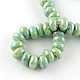 Rondelle AB-Color Handmade Porcelain Beads PORC-R042-B10-2