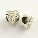 Perles européennes à gros trou en alliage de zinc de style tibétain X-MPDL-R035-038-1