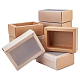 Foldable Creative Kraft Paper Box CON-WH0073-95-1