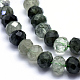 Chapelets de perles en quartz rutile vert naturel G-K223-30A-3