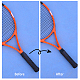 Gorgecraft 24 Uds. Anillo de silicona para tenis de 3 colores FIND-GF0004-51-7