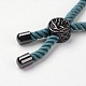 Nylon Twisted Cord Bracelet Making MAK-K006-04B-3