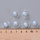 Abalorios de acrílico transparentes TACR-S152-03A-SS2113-4