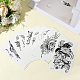 Съемные временные водонепроницаемые татуировки бумажные наклейки&nbsp;DIY-WH20013-74-3