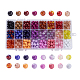 Разноцветные стеклянные бусины GLAA-JP0001-06-1