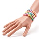 Ensembles de bracelets extensibles en perles acryliques opaques pour enfants BJEW-JB06403-9