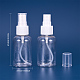 BENECREAT 30 Pack 20ml Plastic Fine Mist Spray Bottles with 10 Pack Plastic Pipettes for Perfume MRMJ-BC0001-23-5