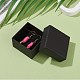 Polymer Clay Heishi Beads Dangle Earrings EJEW-JE04456-01-3