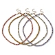 Collana di perline di semi di vetro per donna NJEW-JN04392-1