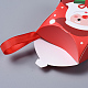 星形のクリスマスギフトボックス  リボン付き  ギフトラッピングバッグ  プレゼント用キャンディークッキー  レッド  12x12x4.05cm X-CON-L024-F03-2