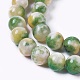 Natur persische Jade Perlen Stränge G-E531-D-14-2