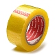 アクリル粘着剤包装小包テープ  カートンシールテープ  ゴールド  50~55x0.1mm  約110m /ロール AJEW-NH0001-02A-2