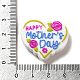  Mother's Day Silicone Focal Beads SIL-P007-B03-3